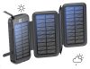 Univerzális hordozható, asztali akkumulátor töltő - Boompods Neutron Solar-Fold Power Bank - 2xUSB + Type-C + PD + QC3.0 - 16.000 mAh - fekete