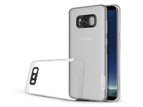 Haffner Soft Slim 0,5mm szilikon tok - Samsung G955F Galaxy S8 Plus - fekete
