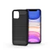 Haffner Carbon szilikon tok - Apple iPhone 11 - fekete