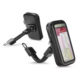   Haffner por- és cseppálló telefontartó kerékpárra/motorkerékpárra - 5.5-6.3" méret - fekete