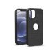 Haffner Carbon szilikon tok - Apple iPhone 12 Mini - fekete