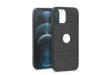 Haffner Carbon szilikon tok - Apple iPhone 12 Pro Max - fekete