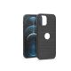 Haffner Carbon szilikon tok - Apple iPhone 12 Pro Max - fekete