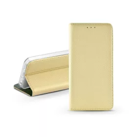   Haffner S-Book Flip oldalra nyíló tok - Apple iPhone 12/12 Pro - arany