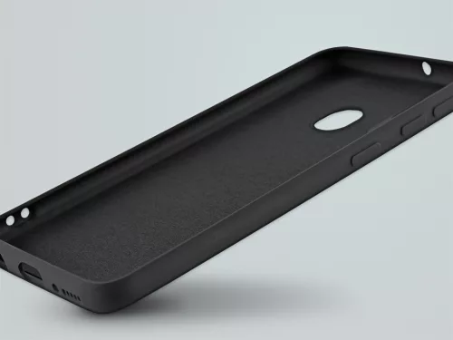 Haffner Soft Premium szilikon tok - Apple iPhone 12 Pro Max - fekete