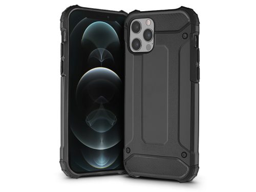 Haffner Armor ütésálló tok - Apple iPhone 12 Pro Max - fekete