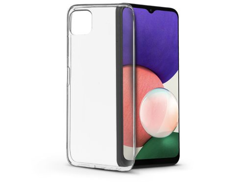 Haffner Soft Clear szilikon tok - Samsung A226B Galaxy A22 5G - átlátszó