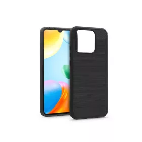 Haffner Carbon szilikon tok - Xiaomi Redmi 10C - fekete
