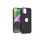 Haffner Carbon Logo szilikon tok - Apple iPhone 14 - fekete