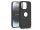 Haffner Carbon Logo szilikon tok - Apple iPhone 14 Pro - fekete