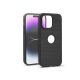Haffner Carbon Logo szilikon tok - Apple iPhone 14 Pro Max - fekete