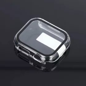   Bestsuit Classic védőtok beépített edzett üveggel - Apple Watch 7/8 (45mm) - átlátszó