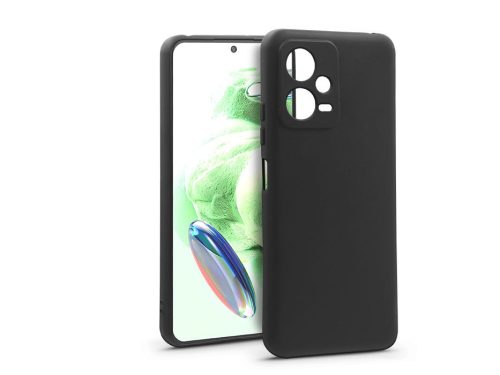Haffner Soft szilikon tok - Xiaomi Redmi Note 12 5G/Poco X5 5G - fekete
