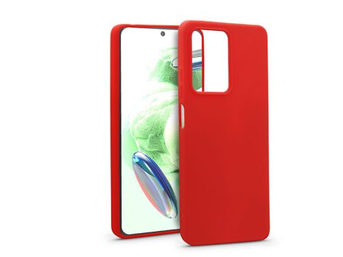 Haffner Soft szilikon tok - Xiaomi Redmi Note 12 5G/Poco X5 5G - piros