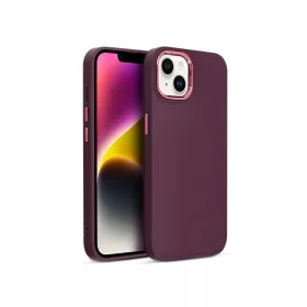   Haffner Frame szilikon tok - Xiaomi Redmi Note 12 5G/Poco X5 5G - bíbor