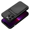 Haffner Card Case kártyatartós szilikon tok - Xiaomi Redmi Note 12 5G/Poco X5 5G - fekete