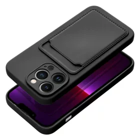   Haffner Card Case kártyatartós szilikon tok - Xiaomi Redmi Note 12 5G/Poco X5 5G - fekete
