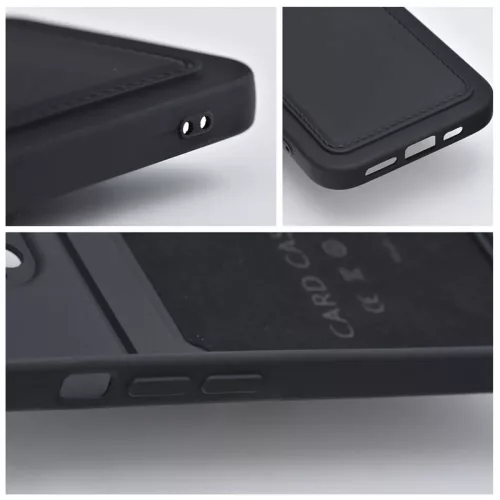 Haffner Card Case kártyatartós szilikon tok - Xiaomi Redmi Note 12 5G/Poco X5 5G - fekete