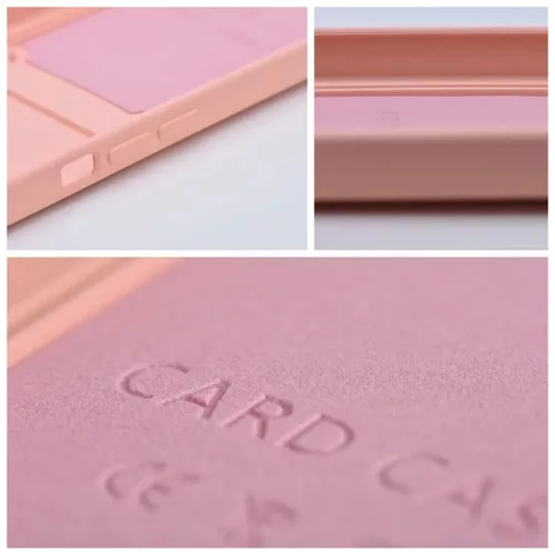 Haffner Card Case kártyatartós szilikon tok - Xiaomi Redmi Note 12 5G/Poco X5 5G - pink