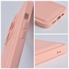 Haffner Card Case kártyatartós szilikon tok - Xiaomi Redmi Note 12 5G/Poco X5 5G - pink