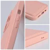 Haffner Card Case kártyatartós szilikon tok - Xiaomi Redmi Note 12 5G/Poco X5 5G - pink