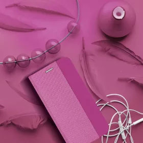   Haffner Sensitive Book Flip oldalra nyíló tok - Xiaomi Redmi Note 12 Pro 5G/Poco X5 Pro 5G - pink