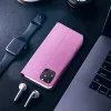 Haffner Sensitive Book Flip oldalra nyíló tok - Xiaomi Redmi Note 12 Pro 5G/Poco X5 Pro 5G - pink