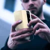 Haffner Sensitive Book Flip oldalra nyíló tok - Xiaomi Redmi Note 12 5G/Poco X5 5G - arany