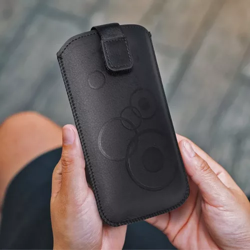 Haffner DOEM univerzális kihúzható telefontok - Samsung/Xiaomi/Oppo - fekete