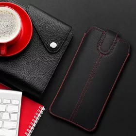   Haffner ULTRASLIM univerzális kihúzható telefontok - Apple/Samsung/Xiaomi - fekete