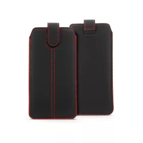   Haffner ULTRASLIM univerzális kihúzható telefontok - Apple iPhone 13/13 Pro - fekete