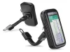 Haffner por- és cseppálló telefontartó kerékpárra/motorkerékpárra - 6.4-8" méret - fekete