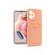 Haffner Card Case kártyatartós szilikon tok - Xiaomi Redmi Note 12 4G - pink