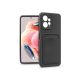 Haffner Card Case kártyatartós szilikon tok - Xiaomi Redmi Note 12 4G - fekete
