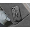 Haffner Slide Armor kameravédős ütésálló tok gyűrűvel - Samsung A025 Galaxy A02s/A03s - fekete