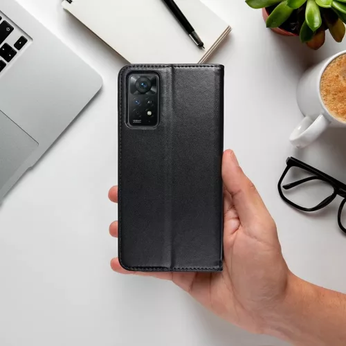 Haffner Smart Magneto Book Flip oldalra nyíló tok - Xiaomi Redmi Note 12 Pro+ 5G - fekete