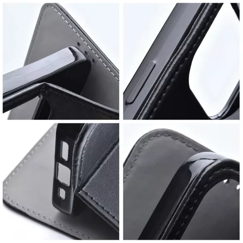 Haffner Smart Magneto Book Flip oldalra nyíló tok - Xiaomi Redmi Note 12 Pro+ 5G - fekete