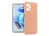 Haffner Card Case kártyatartós szilikon tok - Xiaomi Redmi Note 12 Pro 5G/Poco X5 Pro 5G - pink