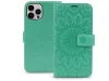 Haffner Mezzo Book Flip oldalra nyíló tok - Apple iPhone 15 - zöld