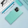Haffner Mezzo Book Flip oldalra nyíló tok - Apple iPhone 15 - zöld