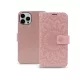 Haffner Mezzo Book Flip oldalra nyíló tok - Apple iPhone 15 Pro - mandala rose gold