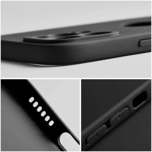 Haffner Soft szilikon tok - Xiaomi Redmi Note 12C - fekete