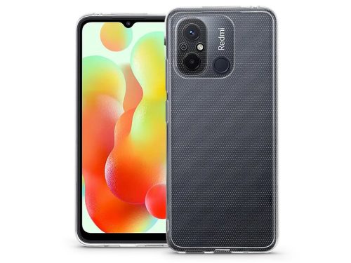 Haffner Clear Case szilikon tok - Xiaomi Redmi 12C - átlátszó