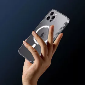  Haffner Clear Mag Cover szilikon tok - Apple iPhone 13 Pro Max - átlátszó