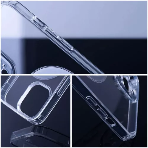 Haffner Clear Mag Cover szilikon tok - Apple iPhone 13 Pro Max - átlátszó