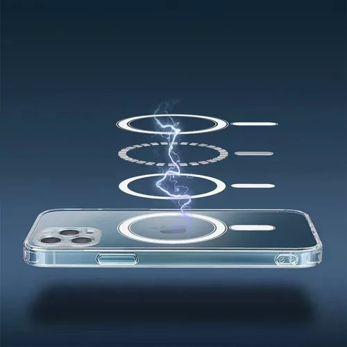 Haffner Clear Mag Cover szilikon tok - Apple iPhone 14 Pro - átlátszó