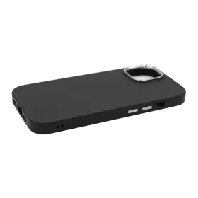 Haffner Frame szilikon tok - Apple iPhone 15 Plus - fekete