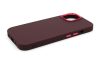 Haffner Frame szilikon tok - Apple iPhone 15 Plus - bíbor