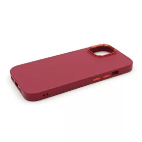 Haffner Frame szilikon tok - Apple iPhone 15 Plus - magenta