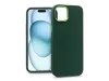 Haffner Frame szilikon tok - Apple iPhone 15 Plus - zöld